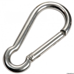 AISI 316 stainless steel snap hook with no closure 2