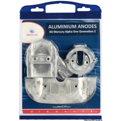 Kit d'anode pour Mercruiser, interchangeable avec les originaux.