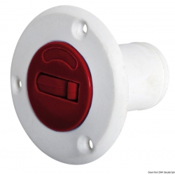 CE-conforme tankdop in wit nylon/glasvezel