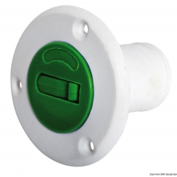 Fuel cap CE compliant in Nylon/Fiberglass, white colour 2