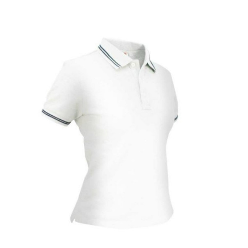 Polo da donna a maniche corte Slam Regata - Bianca Slam Size XS
