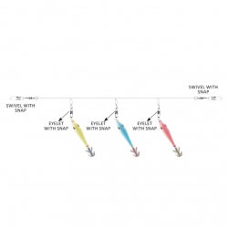 Sugoi Tako Squid Fluorocarbon Ready-to-Rig fra Tataki 2