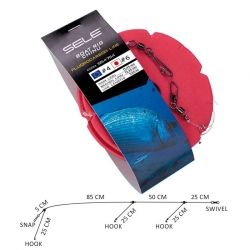 Sele Boat Rig Fluorocarbon nr. 5 trearms båtterminal 2