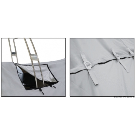 Oceansouth Uppblåsbart Båtöverdrag, 680/710 cm