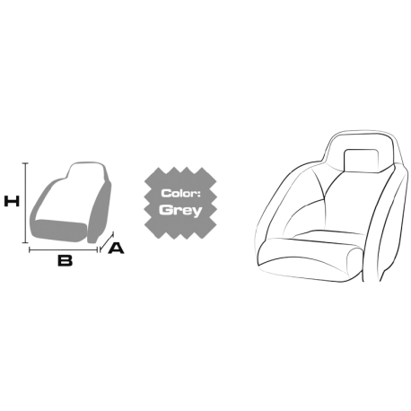 Housse imperméable pour siège de bateau