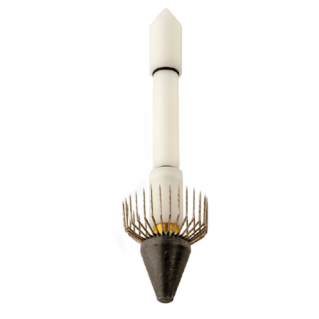 Deep plastic squid 300gr. with 1 crown and 2 lights