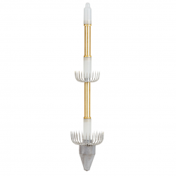 Totanara depth brass 1 kg. with 2 crowns and 3 lights