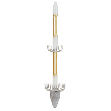Totanara depth brass 1 kg. with 2 crowns and 3 lights