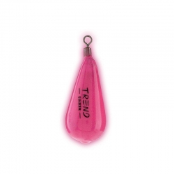 Trend Sinker Casting plomb de navigation Poire extra rouge fluo