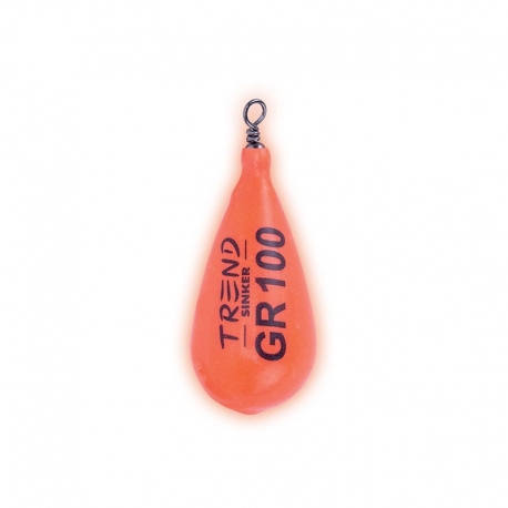 Trend Sinker Casting Pera naranja bolentino plomo