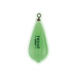 Trend Sinker -lyijy pohjaheitosta Fluo green pear