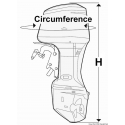 Couvre moteur universel complet 1 - 3.5 HP - Oceansouth