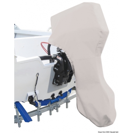 Komplette Universal-Motorabdeckung 8 - 20 PS - Oceansouth