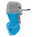 Copri piede motore Covy Line universale 1 - 100 HP