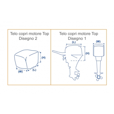 Covy Line tapa motor universal 115 - 225 CV