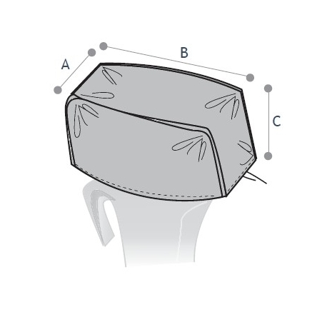 Universal motor cover 2.5/5 HP - Nettuno Marine