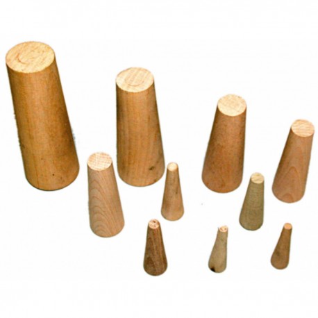 Cônes de balles en bois