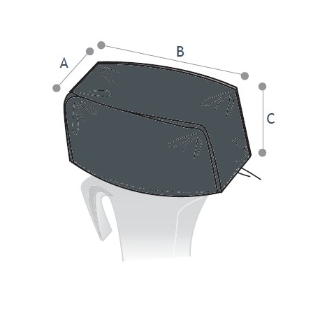 Universal motor cover 6/10 HP - Nettuno Marine