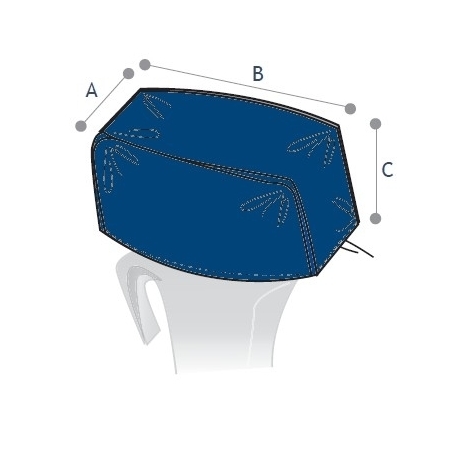 Universal engine cover 75/90 HP - Nettuno Marine