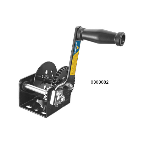 Manual winch for trolleys max 727 kg.