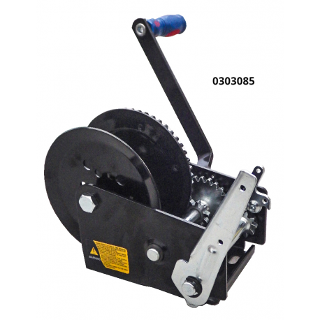 Treuil manuel pour chariots de 900 kg maximum.