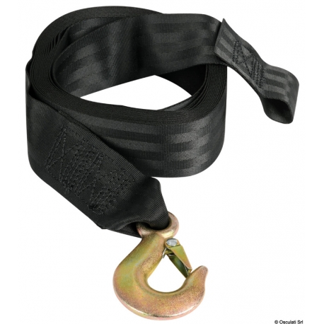 Ruban de nylon 10 mt. 64 mm. avec crochet