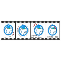 Carrete de anillas Stonfo con bloqueo de rosca para finales 2