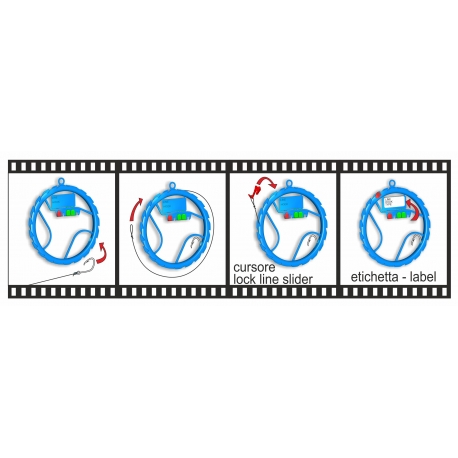 Stonfo Schlaufenspule mit Schnurklemme für Finale