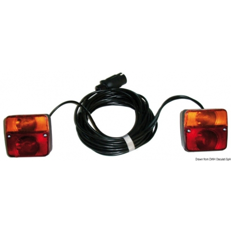 Headlight and cable kit with screw fastening