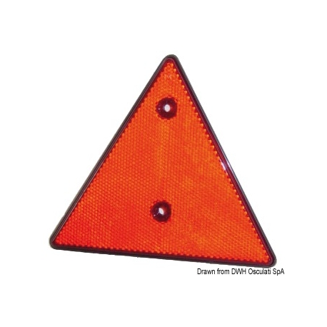 Catadiottro arancione universale triangolare