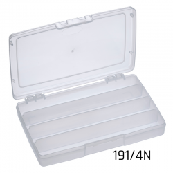 Panaro Box 191 con 4 compartimentos para piezas pequeñas