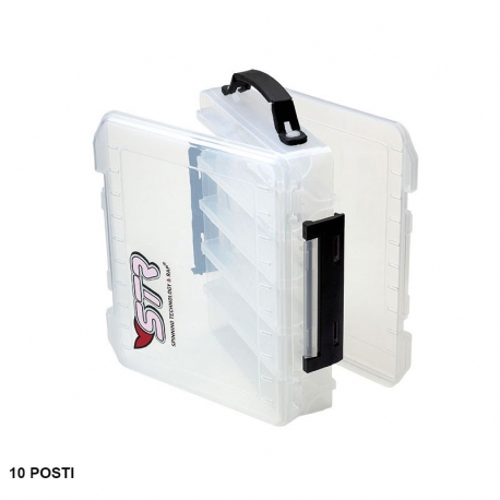 STR Double-opening 165 box with 14 artificial food compartments