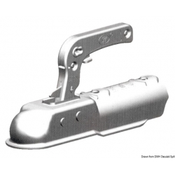 Approved trailer hook with round tube 2