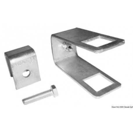 Soporte de fijación de rodillos para tubos de 70 mm.