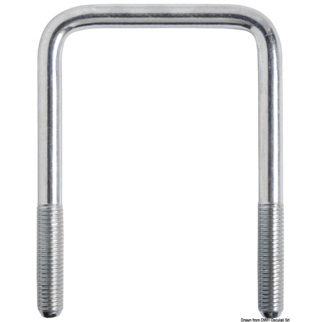 U-shaped bracket for center rollers