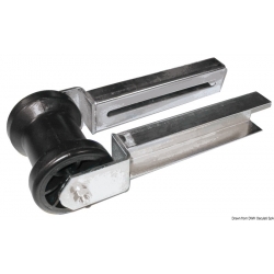 Beugel met universele rol 150 mm.