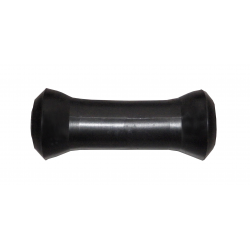Enkele kielrol 220 mm. Ø 85 mm. zwart met Ø 20 mm gat.