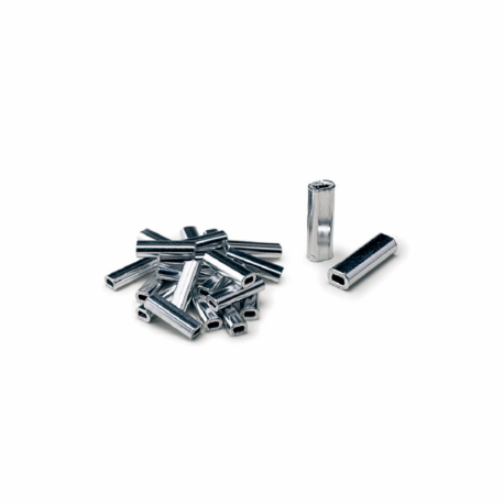 Sele 1 cm. ovale Aluminiumrohre für Angelterminals