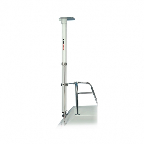 Soporte de mástil h. 2.5m para radomos Raymarine 18" y 24" (SC102) - Scanstrut