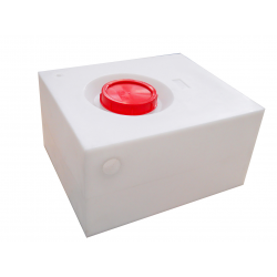 207 Lt. rigid white polyethylene water tank