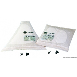 Flexible 55 Lt. drinking water tank made of nylon, white pvc