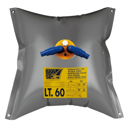 Réservoir d'eaux noires flexible de 160 L en tpe gris - Can SB
