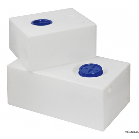 54 Lt. rigid tank for drinking water made of white polyethylene