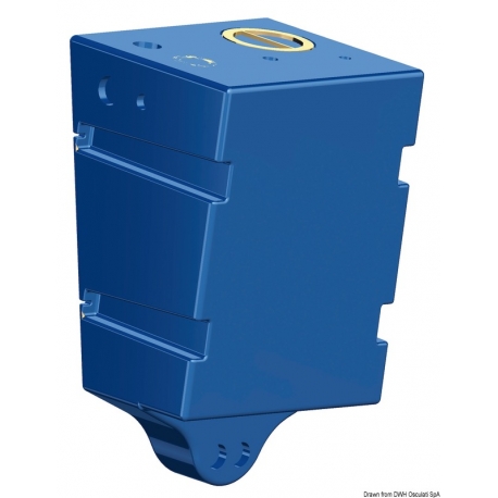 60 Lt. rigid tank for black water in blue plastic
