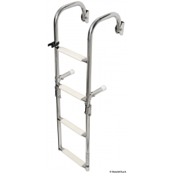 Folding stepladder with arched attachments 4 steps