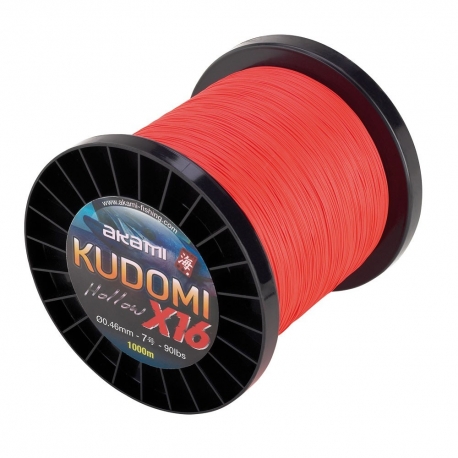 Akami Kudomi X16 0.65MM trecciato da 1000M rosso