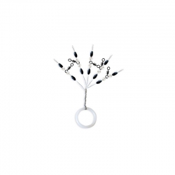 Sele T-swivel Mis.L with stopper and beads