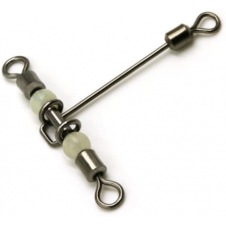 Sele T swivel 6x7 with rod and beads for bolentino