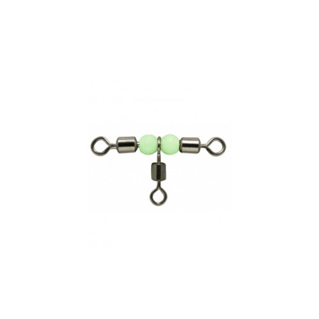 Sele T-swivel 3x4 et perles pour la pêche en haute mer