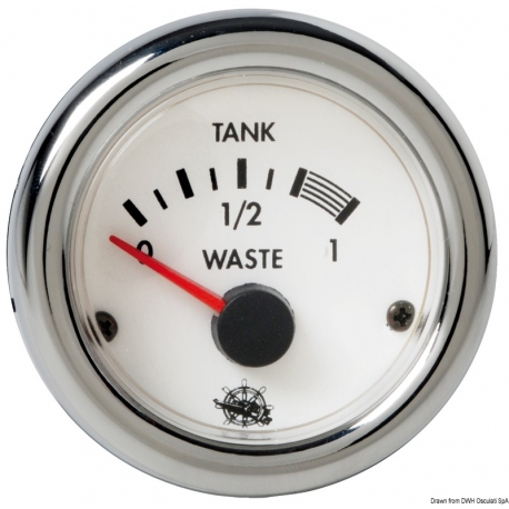 Schwarzer Wasserstandsanzeiger 12 V 10-180 Ohm - Guardian